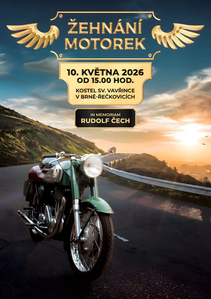 plakát žehnání motorek 2026