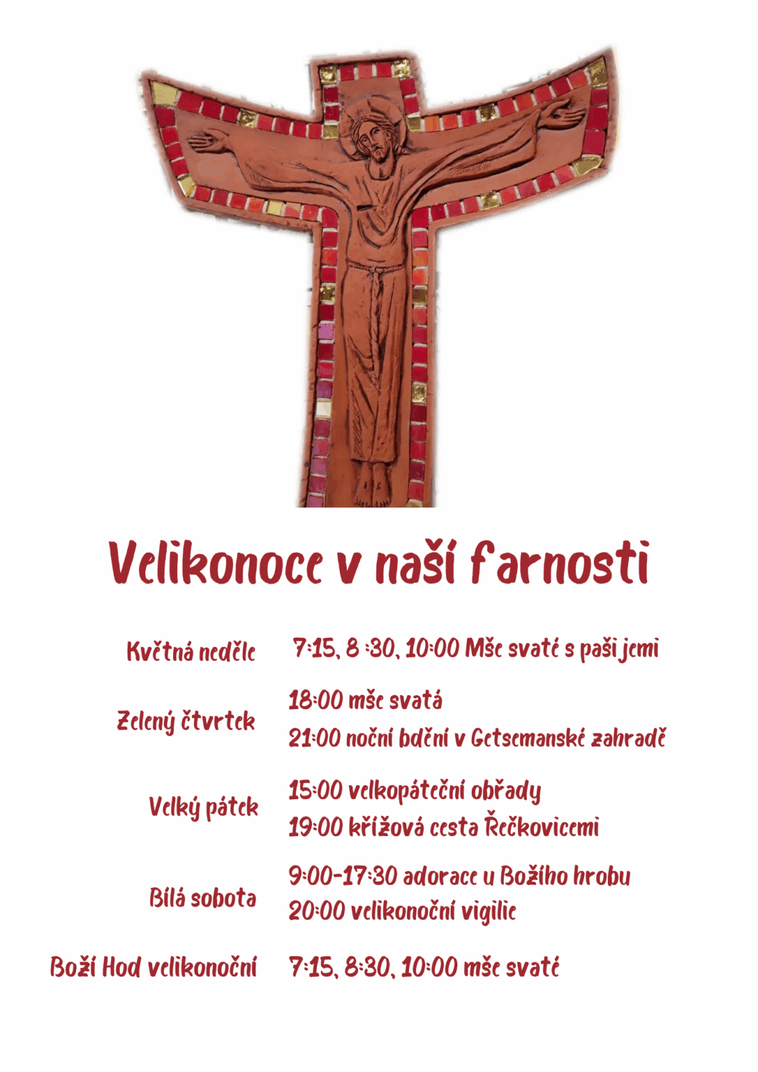 Velikonoce v naší farnosti