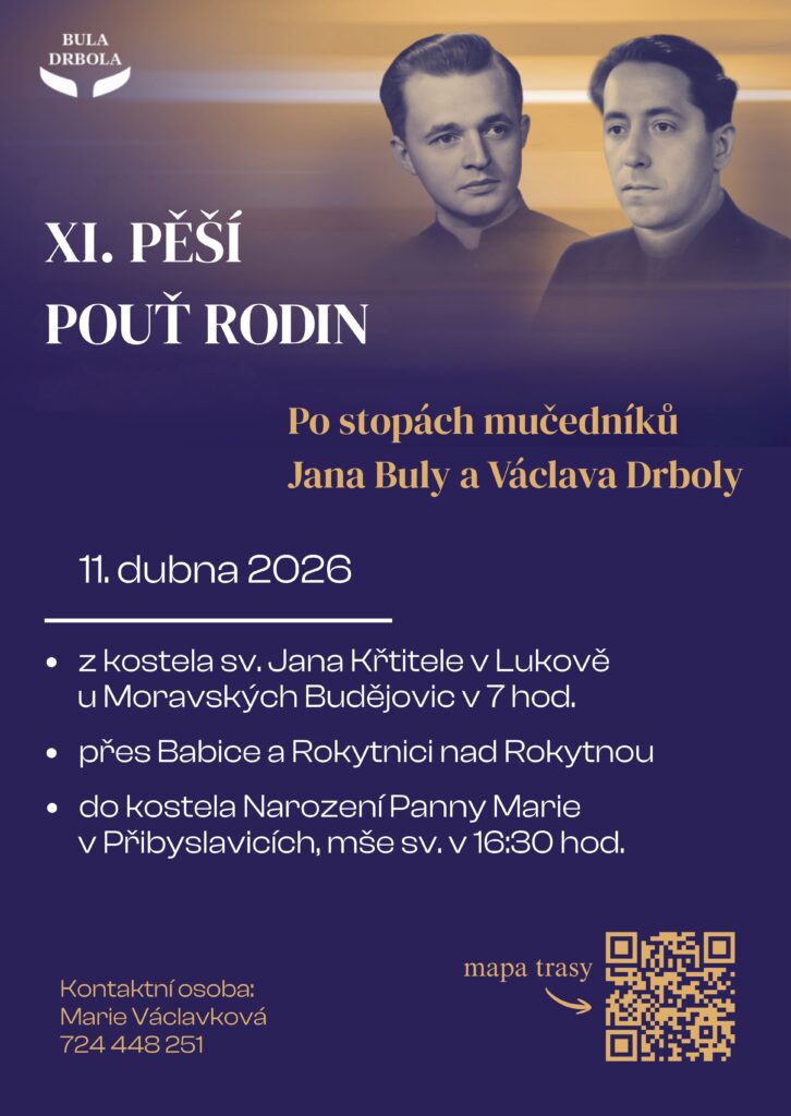 pěší pouť rodin
