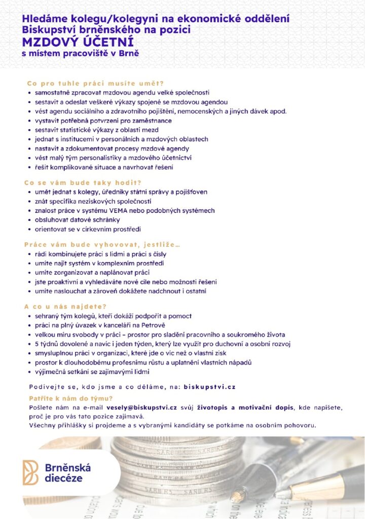 výběrové řízení mzdová účetní